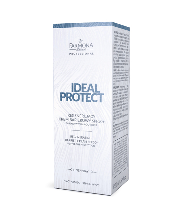 IDEAL PROTECT Regenerating barrier cream high protection spf50+